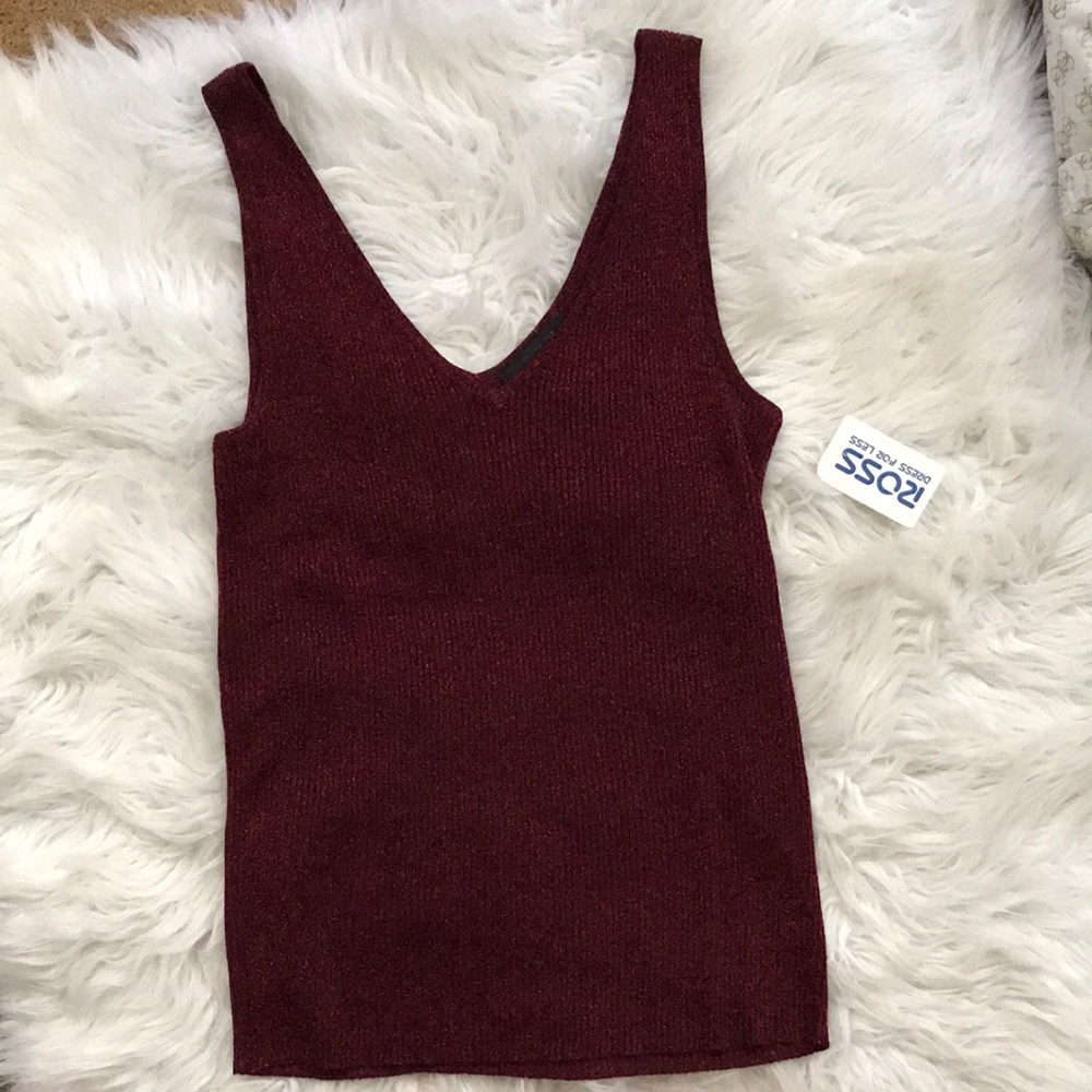 Shimmering tank top style top